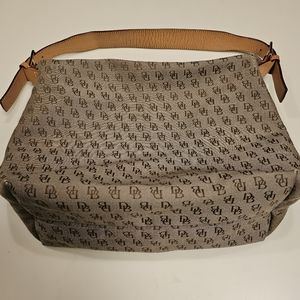 Dooney& Bourke Signature Canvas/Leather Handbag
